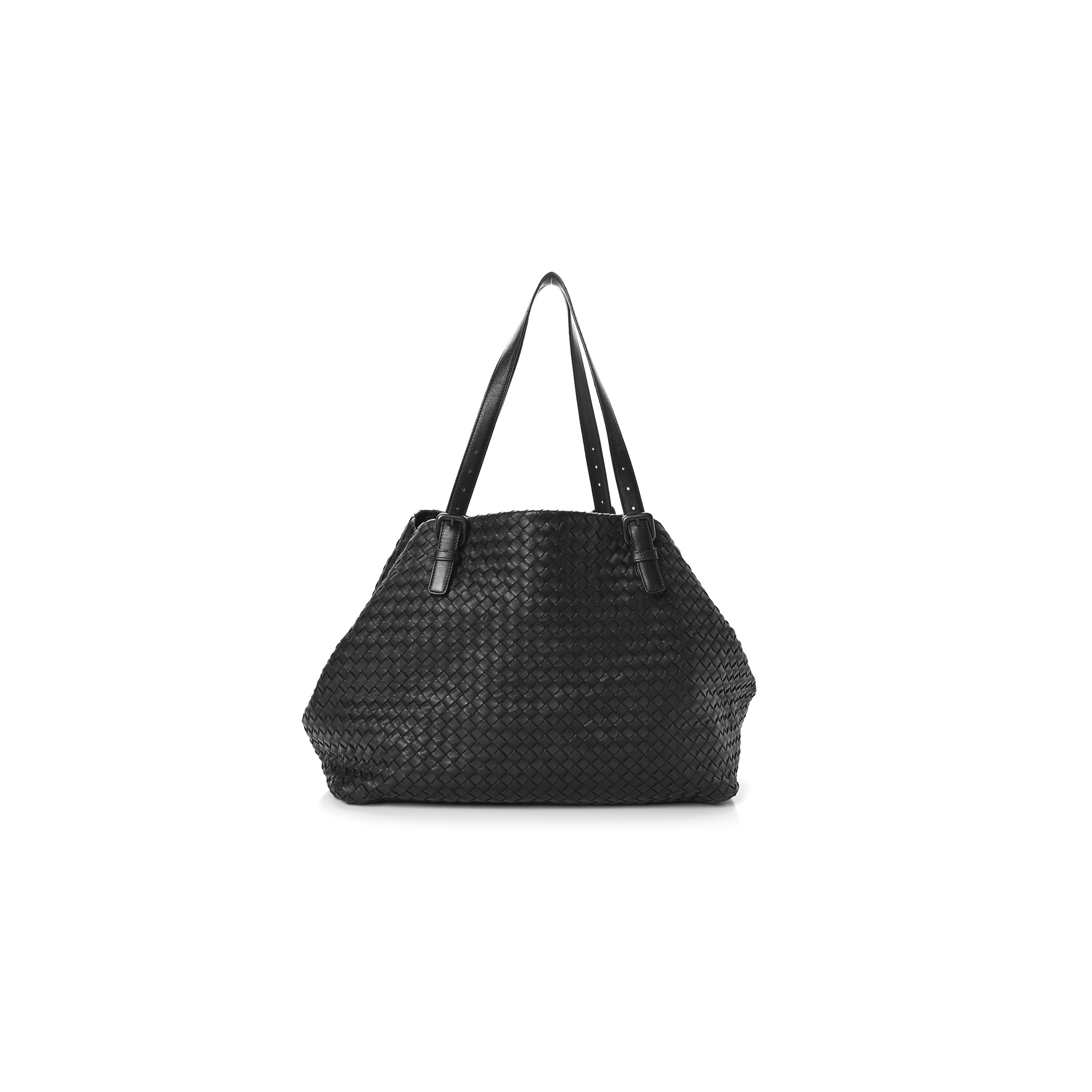 BOTTEGA VENETA NAPPA INTRECCIATO LARGE TOTE BLACK (39*30*22cm)