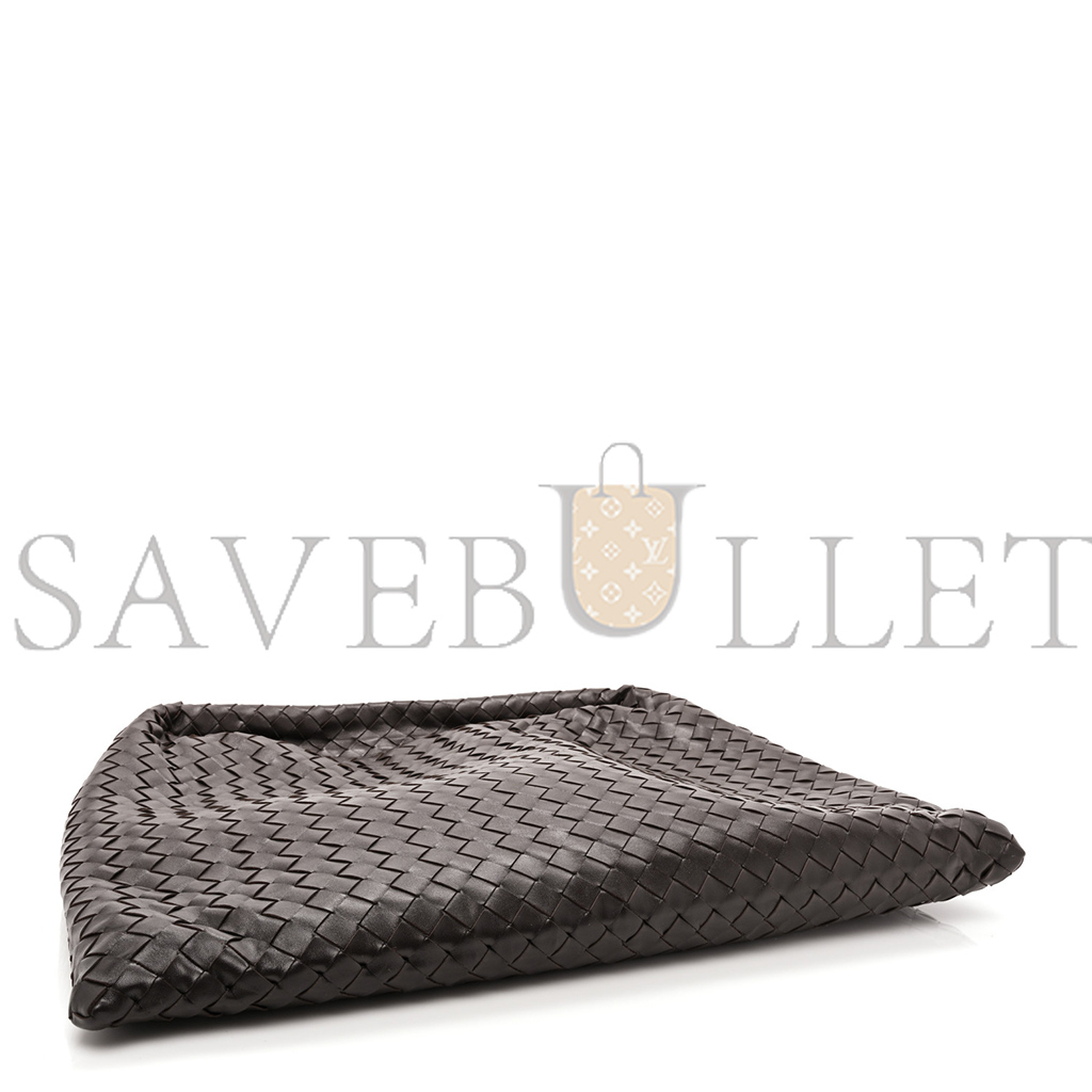 BOTTEGA VENETA NAPPA INTRECCIATO LARGE HOP EBANO  (56*43cm)