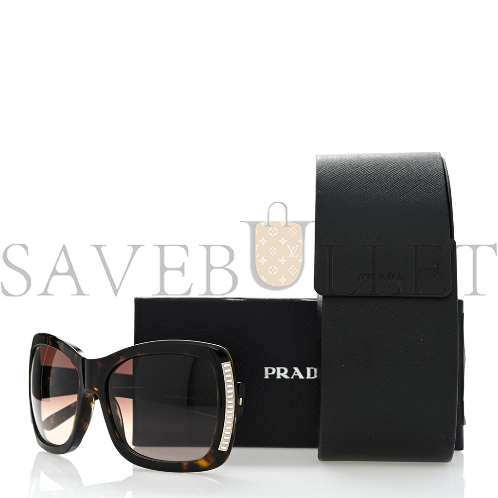 PRADA ACETATE SUNGLASSES SPR 11L TORTOISE