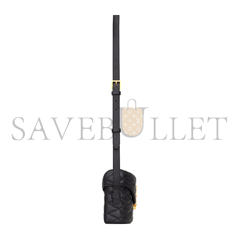 YSL JUNE BOX BAG IN QUILTED LAMBSKIN 7100801EL071000 (19*15*8cm)