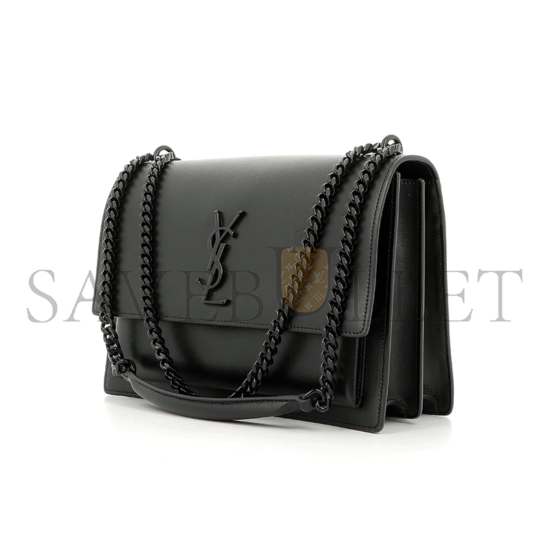 YSL SUNSET LARGE IN SMOOTH LEATHER 498779D420U1000 (27*18*8cm)