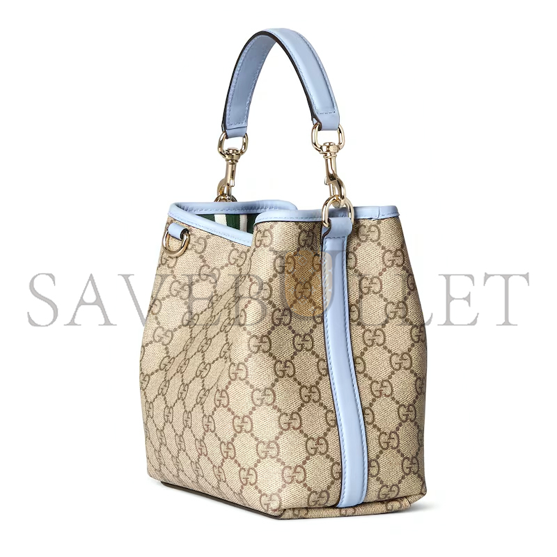 GUCCI GG EMBLEM SMALL BUCKET BAG 815118FAD6L9862 (19*18*11cm)