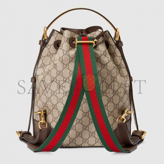 GUCCI NEO VINTAGE GG SUPREME BACKPACK  473875  (22*20cm*14cm)