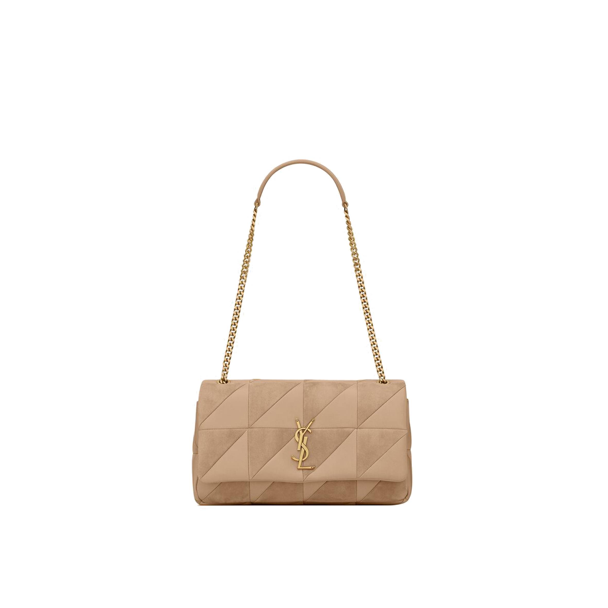 YSL JAMIE MEDIUM CHAIN BAG IN LAMBSKIN AND SUEDE 515821COPP72646 (25*15*7.5cm) YSL JAMIE MEDIUM CHAIN BAG IN LAMBSKIN AND SUEDE 515821COPP72646 (25*15*7.5cm)