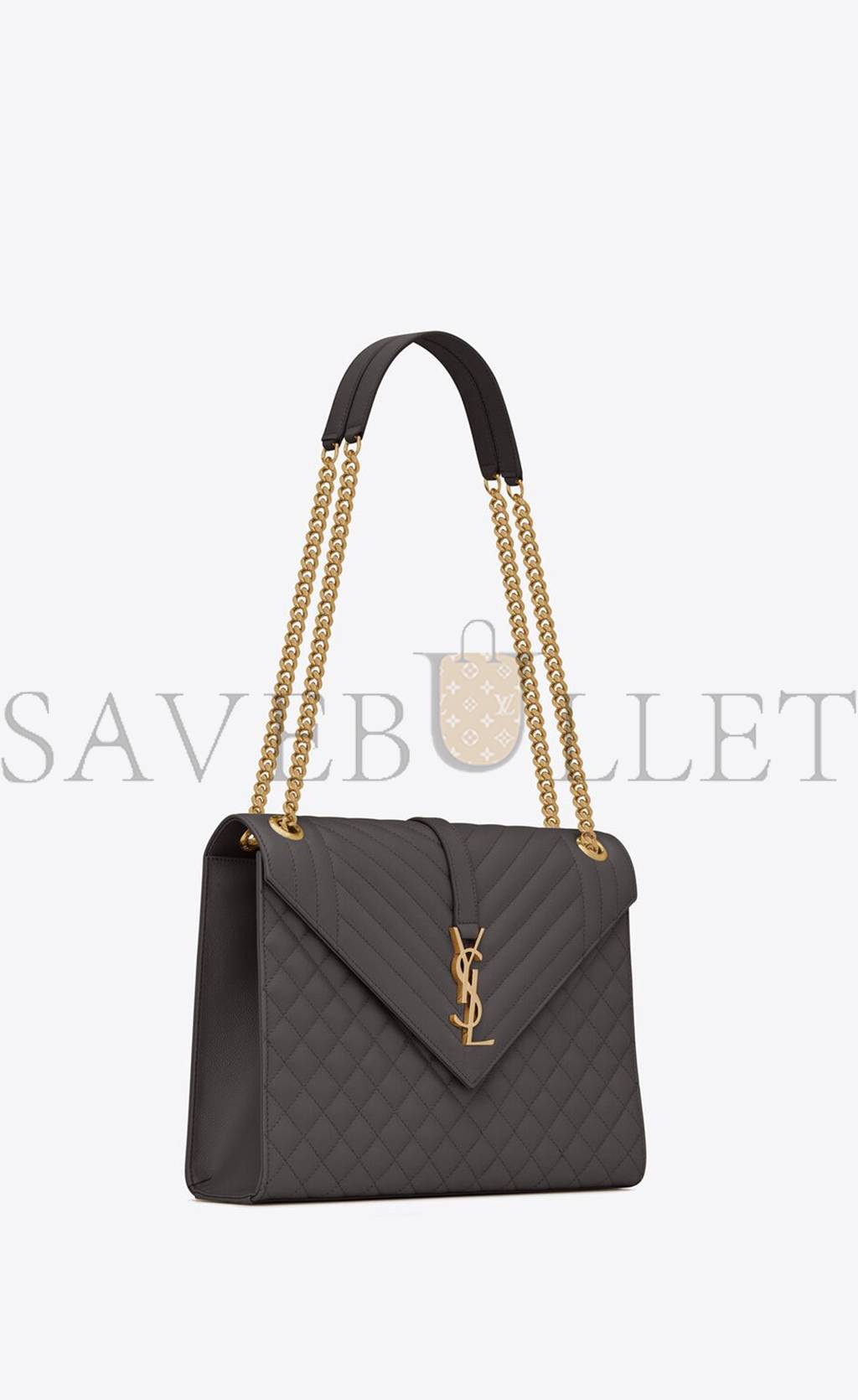 YSL ENVELOPPE LARGE BAG IN MIX MATELASSÉ GRAIN DE POUDRE EMBOSSED LEATHER 600166BOW971112 (31*22*7.5cm) YSL ENVELOPPE LARGE BAG IN MIX MATELASSÉ GRAIN DE POUDRE EMBOSSED LEATHER 600166BOW971112 (31*22*7.5cm)