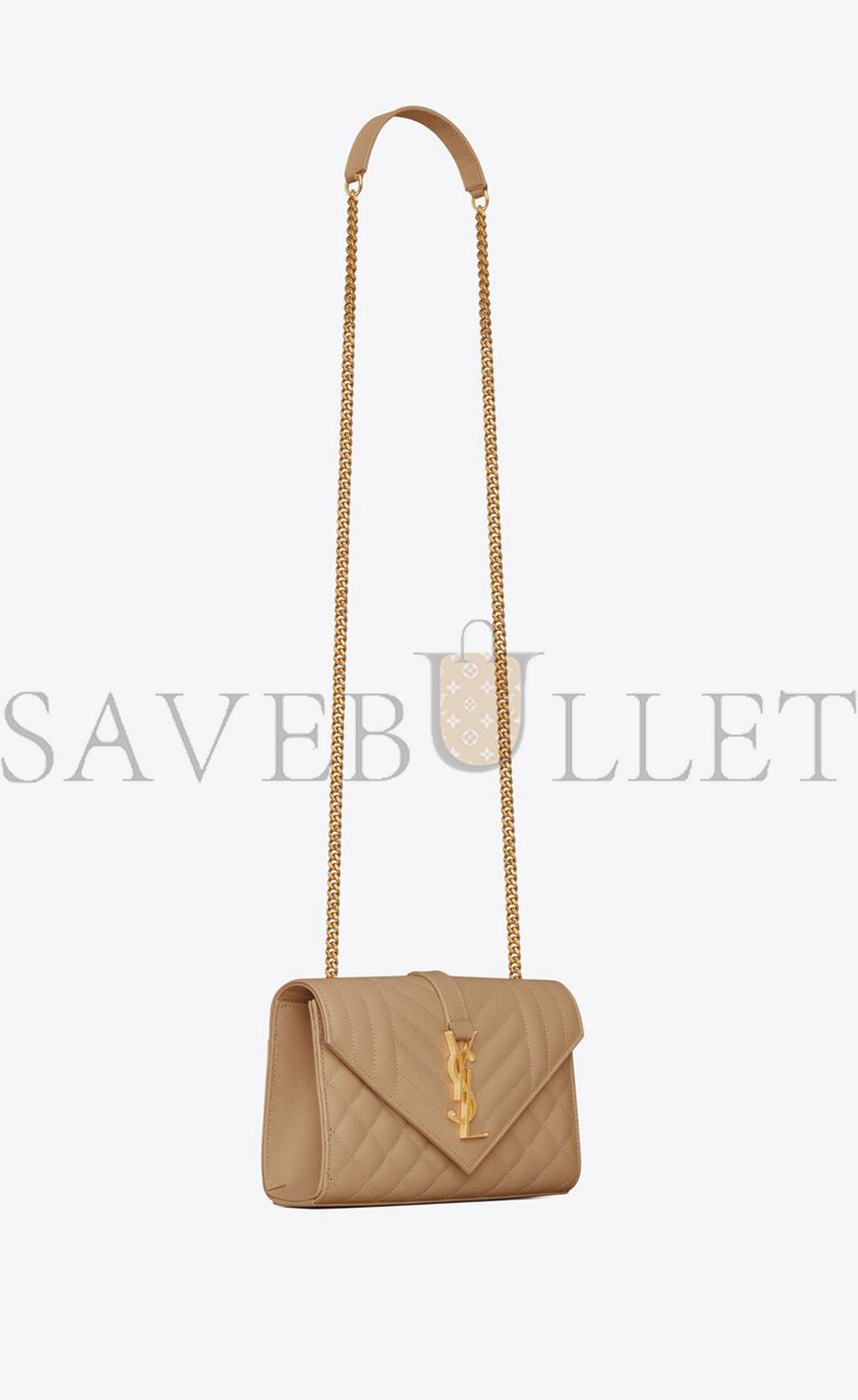 YSL ENVELOPE SMALL BAG IN MIX MATELASSÉ GRAIN DE POUDRE EMBOSSED LEATHER 600195BOW912346 (21*13*6cm) YSL ENVELOPE SMALL BAG IN MIX MATELASSÉ GRAIN DE POUDRE EMBOSSED LEATHER 600195BOW912346 (21*13*6cm)