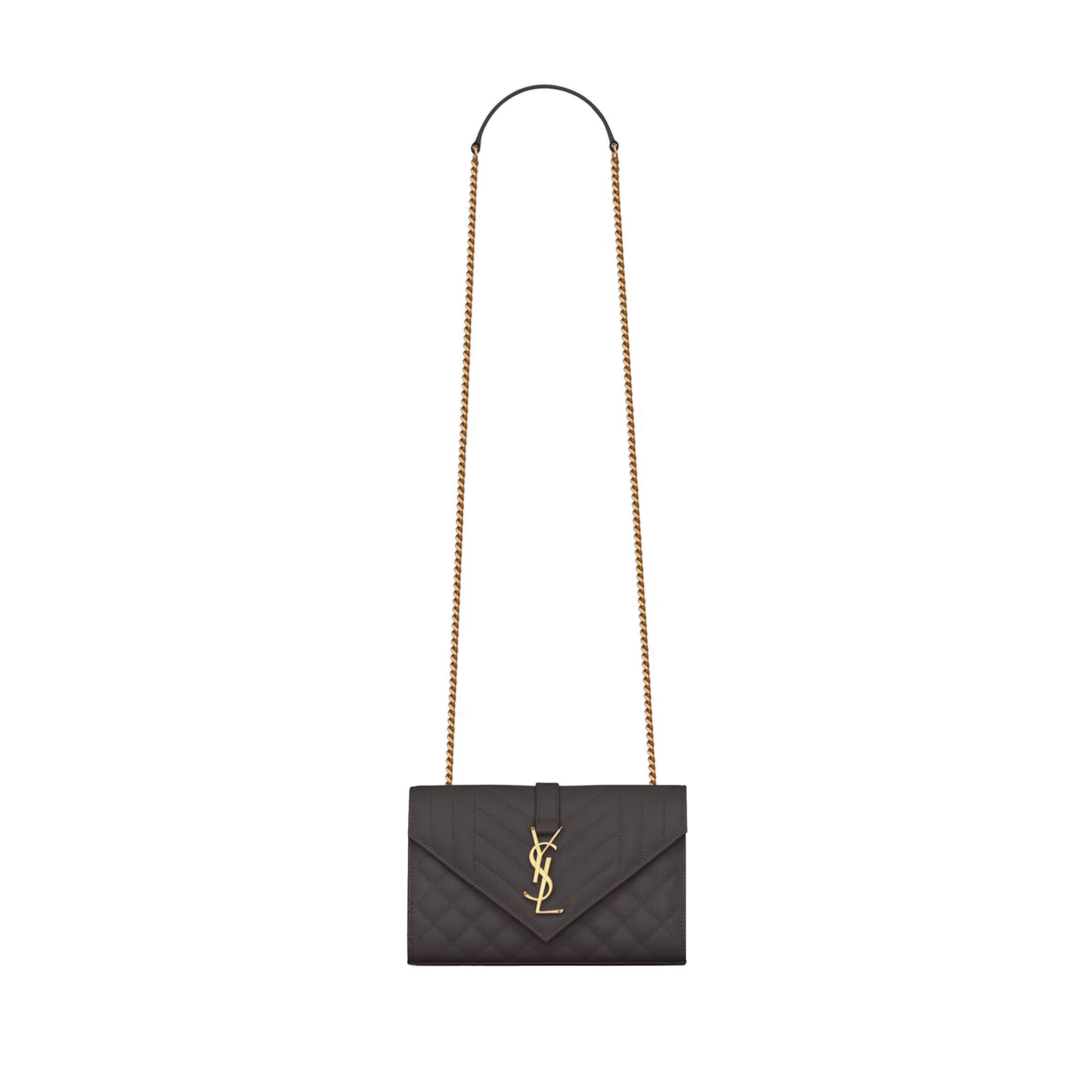 YSL ENVELOPE SMALL BAG IN MIX MATELASSÉ GRAIN DE POUDRE EMBOSSED LEATHER 600195BOW971112 (21*13*6cm) YSL ENVELOPE SMALL BAG IN MIX MATELASSÉ GRAIN DE POUDRE EMBOSSED LEATHER 600195BOW971112 (21*13*6cm)