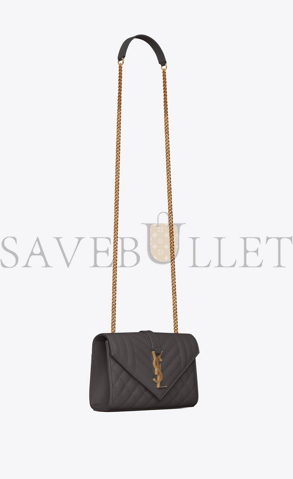 YSL ENVELOPE SMALL BAG IN MIX MATELASSÉ GRAIN DE POUDRE EMBOSSED LEATHER 600195BOW971112 (21*13*6cm) YSL ENVELOPE SMALL BAG IN MIX MATELASSÉ GRAIN DE POUDRE EMBOSSED LEATHER 600195BOW971112 (21*13*6cm)