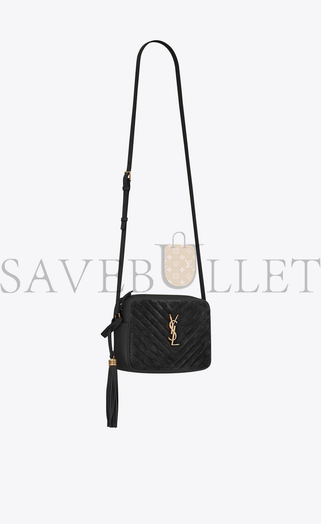 YSL LOU CAMERA BAG IN QUILTED SUEDE AND SMOOTH LEATHER 612544C4BW71000 (23*16*6cm) YSL LOU CAMERA BAG IN QUILTED SUEDE AND SMOOTH LEATHER 612544C4BW71000 (23*16*6cm)