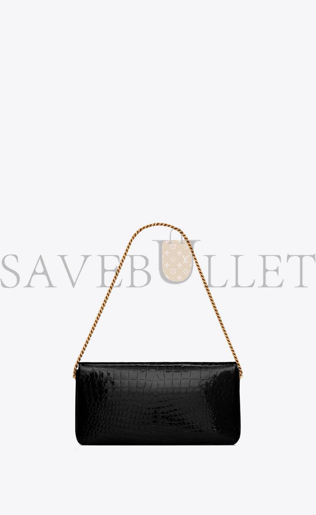 YSL KATE 99 CHAIN BAG IN ALLIGATOR-EMBOSSED LEATHER 72366015F0W1000 (26*13.5*4.5cm) YSL KATE 99 CHAIN BAG IN ALLIGATOR-EMBOSSED LEATHER 72366015F0W1000 (26*13.5*4.5cm)