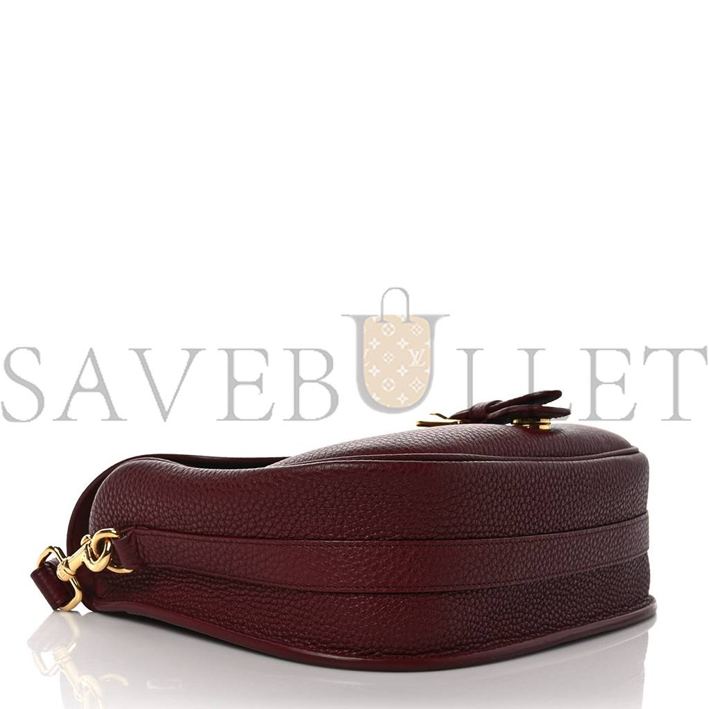 DIOR GRAINED CALFSKIN LARGE BOBBY FLAP RED BRICKS (27*23*8.3cm)