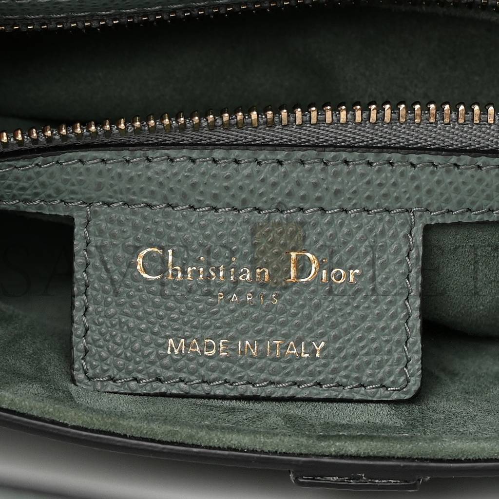 DIOR GRAINED CALFSKIN SADDLE BAG ORAGE (25*21*6.4cm)