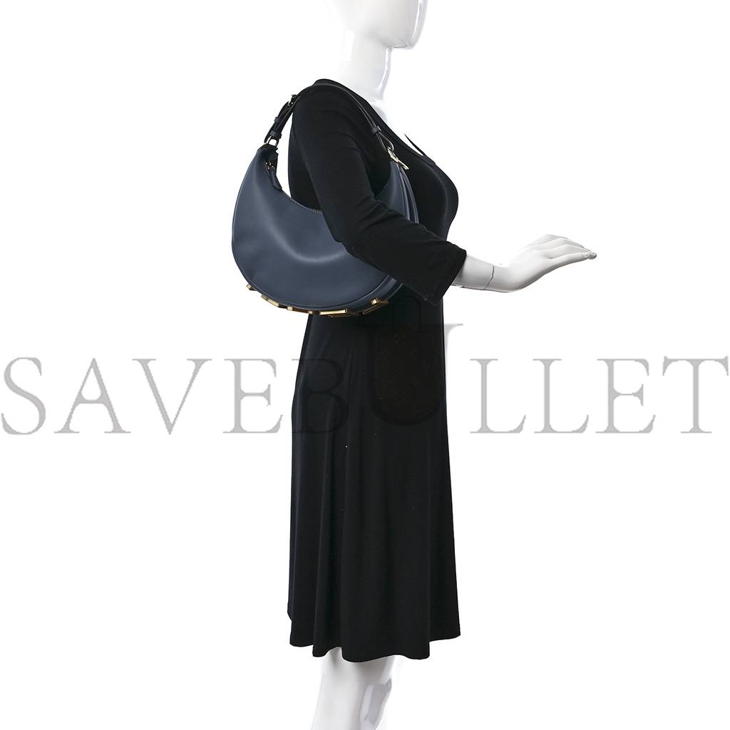 FENDI VITELLO GRACE MATTE SMALL FENDIGRAPHY HOBO BAG MIRTO (22*17*9cm) FENDI VITELLO GRACE MATTE SMALL FENDIGRAPHY HOBO BAG MIRTO (22*17*9cm)